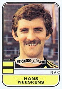 Sticker Hans Neeskens - Voetbal 1981-1982 - Panini