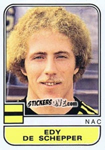 Cromo Edy de Schepper - Voetbal 1981-1982 - Panini