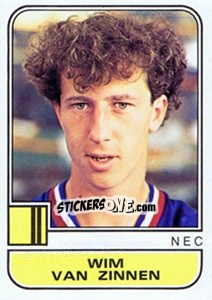 Sticker Wim van Zinnen - Voetbal 1981-1982 - Panini