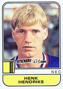 Sticker Henk Hendriks - Voetbal 1981-1982 - Panini