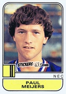 Sticker Paul Meijers - Voetbal 1981-1982 n. 208 - Panini