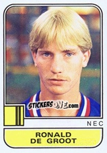 Sticker Ronald de Groot - Voetbal 1981-1982 n. 209 - Panini
