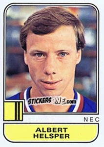 Sticker Albert Helsper - Voetbal 1981-1982 n. 210 - Panini