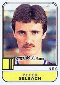 Sticker Peter Selbach - Voetbal 1981-1982 - Panini