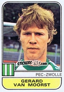 Sticker Gerard van Moorst - Voetbal 1981-1982 n. 219 - Panini