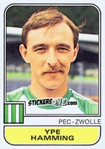 Sticker Ype Hamming - Voetbal 1981-1982 n. 220 - Panini