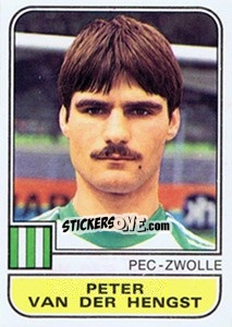 Sticker Peter van der Hengst - Voetbal 1981-1982 n. 222 - Panini