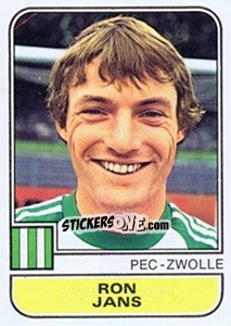 Sticker Ron Jans - Voetbal 1981-1982 - Panini