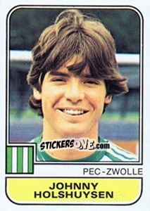 Sticker Johnny Holshuysen - Voetbal 1981-1982 n. 228 - Panini