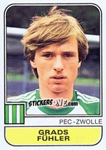 Sticker Grads Fuhler - Voetbal 1981-1982 - Panini