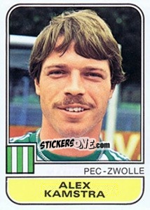 Cromo Alex Kamstra - Voetbal 1981-1982 - Panini