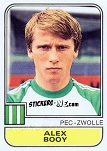 Sticker Alex Booy - Voetbal 1981-1982 n. 231 - Panini