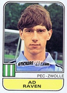 Sticker Ad Raven - Voetbal 1981-1982 - Panini