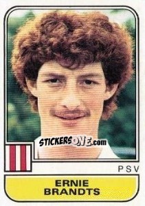 Sticker Ernie Brandts - Voetbal 1981-1982 - Panini