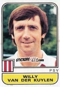 Sticker Willy van der Kuylen - Voetbal 1981-1982 - Panini