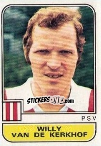 Sticker Willy van de Kerkhoff - Voetbal 1981-1982 n. 240 - Panini