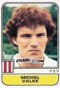 Sticker Michel Valke - Voetbal 1981-1982 - Panini