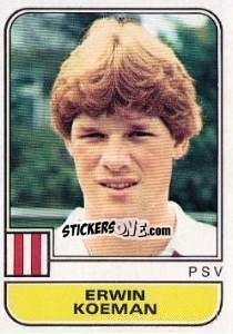 Sticker Erwin Koeman - Voetbal 1981-1982 n. 247 - Panini