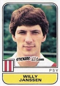 Sticker Willy Jansen - Voetbal 1981-1982 - Panini
