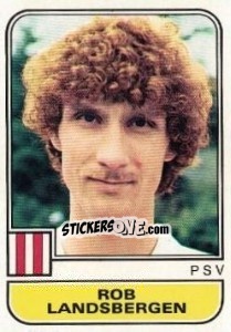 Sticker Rob Landsbergen - Voetbal 1981-1982 - Panini