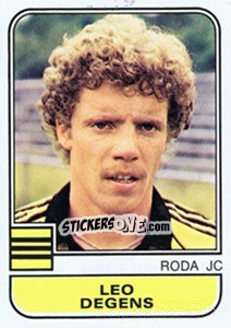 Sticker Leo Degens - Voetbal 1981-1982 - Panini