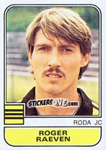 Sticker Roger Raeven - Voetbal 1981-1982 - Panini