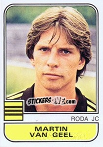 Sticker Martin van Geel - Voetbal 1981-1982 - Panini