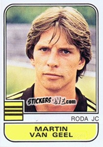 Figurina Martin van Geel - Voetbal 1981-1982 - Panini