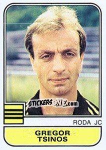 Sticker Gregor Tsinos - Voetbal 1981-1982 - Panini