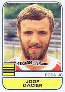 Sticker Joop Dacier - Voetbal 1981-1982 - Panini