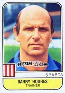 Sticker Barry Hughes - Voetbal 1981-1982 - Panini