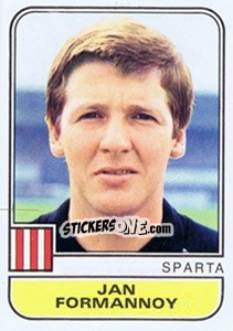 Sticker Jan Formannoy - Voetbal 1981-1982 n. 273 - Panini