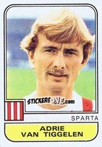 Sticker Adrie van Tiggelen - Voetbal 1981-1982 - Panini