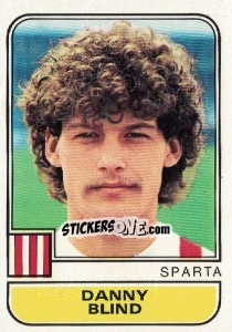 Sticker Danny Blind - Voetbal 1981-1982 - Panini