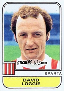 Sticker David Loggie - Voetbal 1981-1982 - Panini
