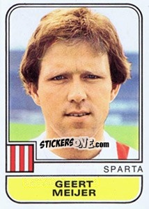Sticker Geert Meijer - Voetbal 1981-1982 - Panini
