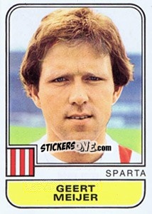 Figurina Geert Meijer - Voetbal 1981-1982 - Panini