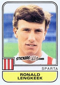 Sticker Ronald Lengkeek - Voetbal 1981-1982 - Panini