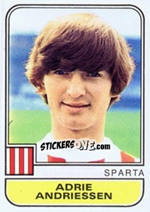 Sticker Adrie Adriessen - Voetbal 1981-1982 - Panini