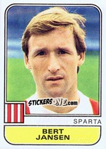Cromo Bert Jansen - Voetbal 1981-1982 - Panini