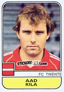 Sticker Aad Kila - Voetbal 1981-1982 n. 296 - Panini