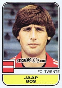 Sticker Jaap Bos - Voetbal 1981-1982 n. 298 - Panini