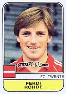 Sticker Ferdinand Rohde - Voetbal 1981-1982 n. 301 - Panini