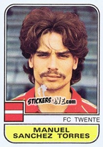 Sticker Manuel Sanchez Torres - Voetbal 1981-1982 - Panini