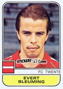 Sticker Evert Bleuming - Voetbal 1981-1982 - Panini