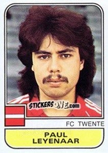Sticker Paul Leyenaar - Voetbal 1981-1982 - Panini
