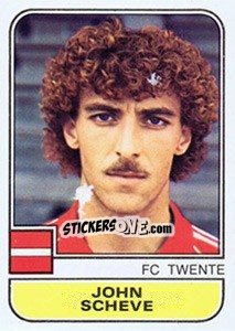 Cromo John Scheve - Voetbal 1981-1982 - Panini