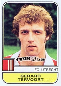 Sticker Gerard Tervoort - Voetbal 1981-1982 n. 313 - Panini