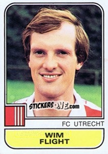 Sticker Wim Flight - Voetbal 1981-1982 - Panini