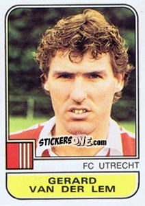 Figurina Gerard van der Lem - Voetbal 1981-1982 - Panini